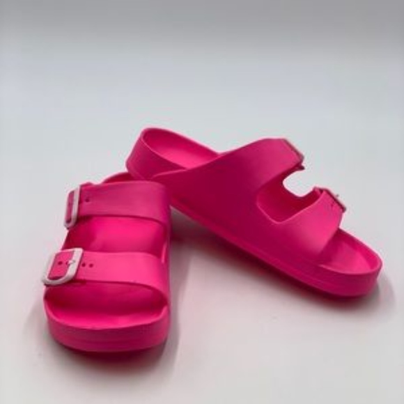 LAST PAIR SIZE 11!! Pool Party Sandals - Neon Pink - Picture 8 of 8